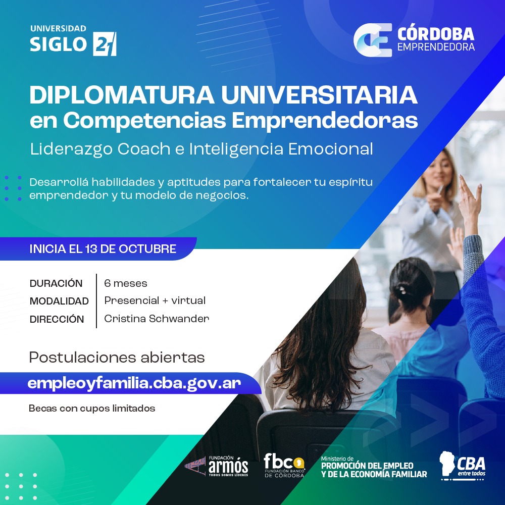 ABRIERON LAS POSTULACIONES PARA DIPLOMATURA UNIVERSITARIA EN COMPETENCIAS EMPRENDEDORAS